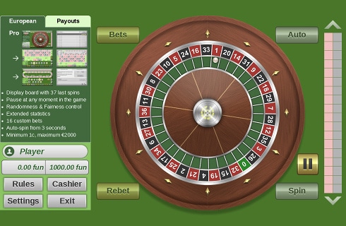 Type of roulette bets